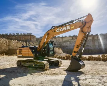 The new ‘Essential’ CX210E-S crawler excavator from CASE