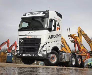 Ardent Hire have taken delivery of 20 new Volvo FH 500 6x2 tractor units