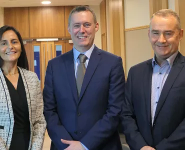 L-R: Brenda Rennick, Dara O’Reilly and Liam McCaffrey