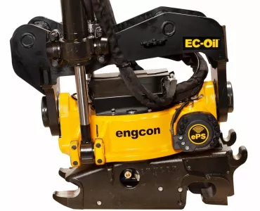 Engcon EC233 tiltrotator is suitable for excavators in the 24-33 tonne class