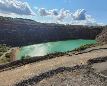 Cliffe Hill Quarry lagoon