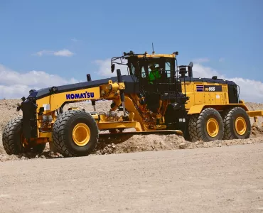 Komatsu’s new GD955-7 motor grader is now available in North America