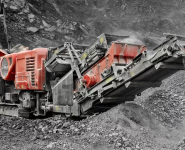 Finlay's next-generation J-1170AS+ jaw crusher in operation 