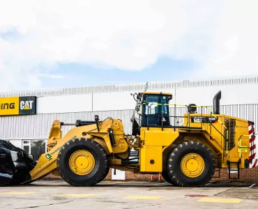 New lease of life – Heidelberg Materials UK’s rebuilt Cat 988K XE electric-drive wheel loader