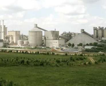 Heidelberg Materials’ Airvault cement plant, site of the company’s largest modernization project in France