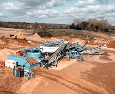 The new CDE wash plant at Mick George Group’s Mayton Wood Quarry