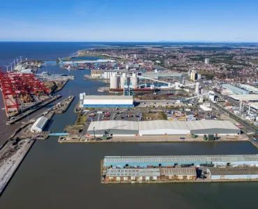 Aggregate Industries are investing in a new ‘super shed’ at the Port of Liverpool