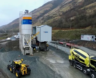 A&L McCrae’s new SEMIX concrete batching plant at Clachan Quarry