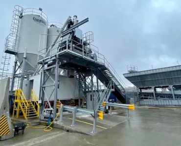 Brett Concrete’s newly opened wet-batch plant in Portsmouth