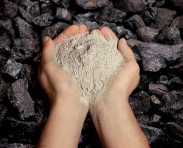 Pulverized fly ash