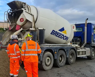 Logico are now the exclusive UK commercial providers of MixerSURE training. Photo: Breedon 
