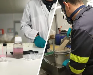 Quad Lab technology forms part of the CHRYSO range, which includes the patented Clear test method to analyse sands and the Quad app and software
