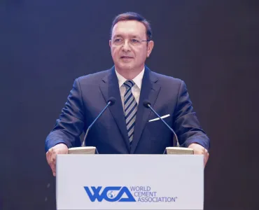 WCA director Emir Adiguzel speaking at the WCA Annual Conference in Nanjing, China