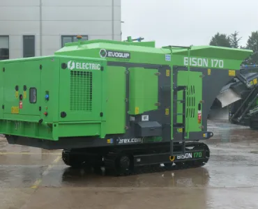 The new Bison 170 jaw crusher from EvoQuip