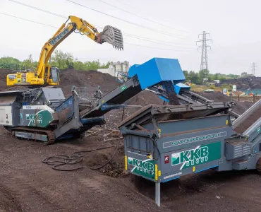 Going electric – KKB Group are the first UK demolition and recycling operator to invest in a full fleet of electric machinery solutions from Rubble Master