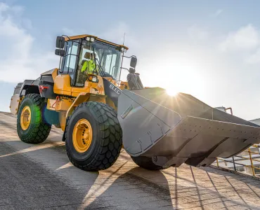 The new 20-tonne Volvo L120 Electric wheel loader