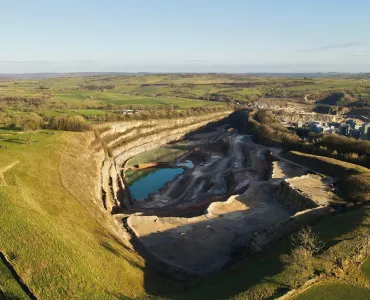 Rollover slopes established after Longcliffe Quarries’ Aldwark extension and restoration