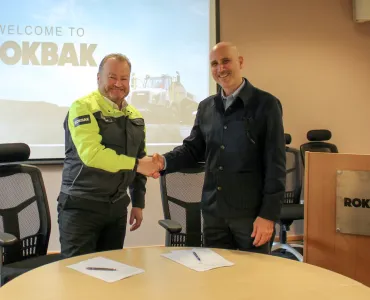 L-R: Rokbak managing director Paul Douglas and HMD chief executive officer Matthew Khouri