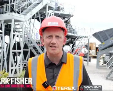 Mark Fisher, the new business line director at Terex Washing Systems