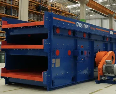 An ENDURON Orbital vibrating screen from Weir 