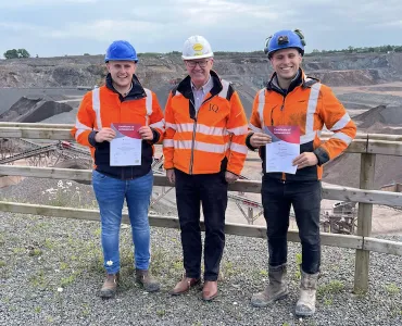 L-R: David McCluskey, Davis Johnston and Adam McCluskey