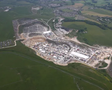 Aerial view of Hillhead 2024