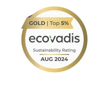 Nynas have received an EcoVadis Gold Sustainability Rating for 2024