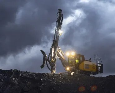 Epiroc have launched the updated new-generation PowerROC T35 surface drill rig