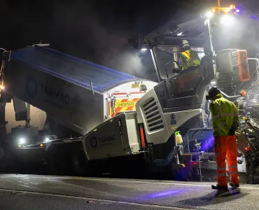 Tarmac and National Highways, together with supply chain partners, successfully reduced carbon emissions on the project by 75% compared with a traditional maintenance project of a similar scale