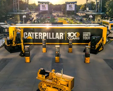 Caterpillar’s Centennial World Tour has embarked on its journey to visit company facilities around the world