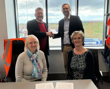 Rail Forum and Rail Freight Group at the signing of their renewed Memorandum of Understanding