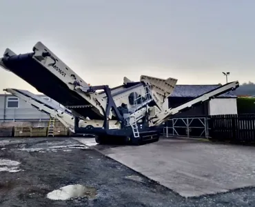 The new MS165T heavy-duty tracked scalping screen from IMS 