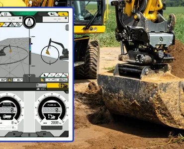 Komatsu’s Smart Construction 3D Machine Guidance system is now fully compatible with industry-leading tilt-rotator brands