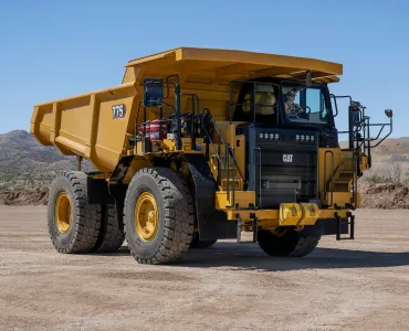 The next-generation Cat 775 off-highway truck is engineered to enable fully autonomous capabilities in the future