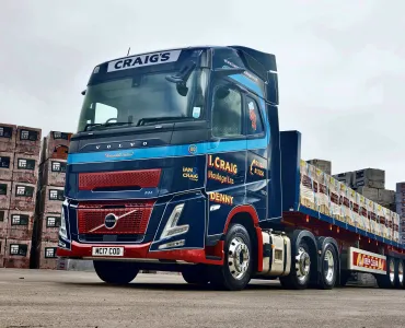 Ian Craig Haulage have taken delivery of two Volvo FH Aero Globetrotter 6x2 mid-lift tractor units 