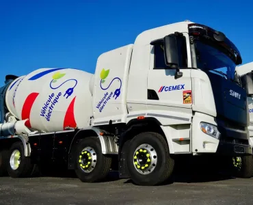 Cemex have invested in further electric truckmixers across the EMEA region