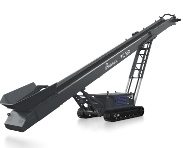 The new 50ft ProStack TC 50 tracked conveyor