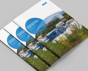 The self-declared report centres on the environmental impact, social responsibility, and transparent governance of CDE’s operations