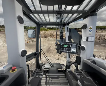 The new operator cabin on the updated SmartROC T35/T40 drill rigs 
