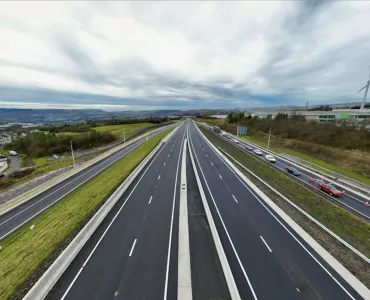 Tarmac have supplied and laid more than 400,000 tonnes of asphalt for the A465 Heads of the Valleys upgrade