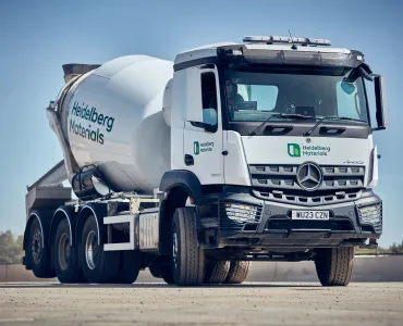 The Abergele plant can supply all concrete needs to customers within a 20-mile radius