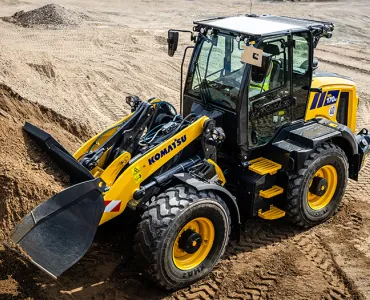The all-new Komatsu WA170M-11 compact wheel loader