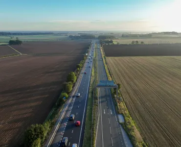 The A64 in North Yorkshire is believed to carry out the UK’s lowest-carbon resurfacing trial using CEVO Asphalts.