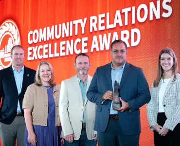 Amrize’s Honey Island Sand & Gravel site earned the top Community Relations honour
