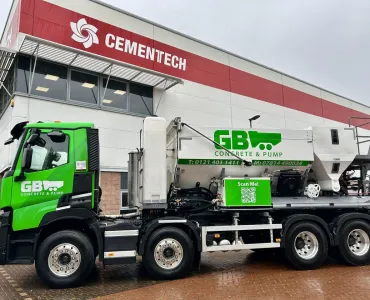 GB Concrete’s new Cemen Tech C60 volumetric concrete mixer 