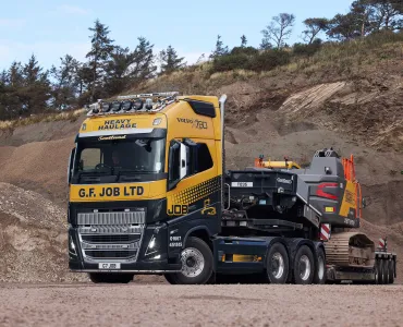 G.F. Job have continued their transition to Volvo Trucks with the arrival of a new Volvo FH16 780 Globetrotter XL 6x4 150-tonne tractor unit