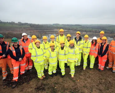 Mining groups – Women in Mining UK and Young Mining Professionals – get hands-on experience at Longcliffe Quarries’ Brassington Moor site