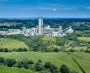 Padeswood cement works in North Wales