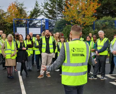 Heidelberg Materials UK have donated more than 200 tonnes of asphalt to help construct a realistic road for training scenarios