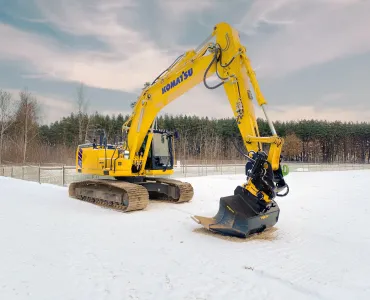 Moving forward – Komatsu’s Dash-12 excavators will benefit from engcon’s seamless tiltrotator technology integration